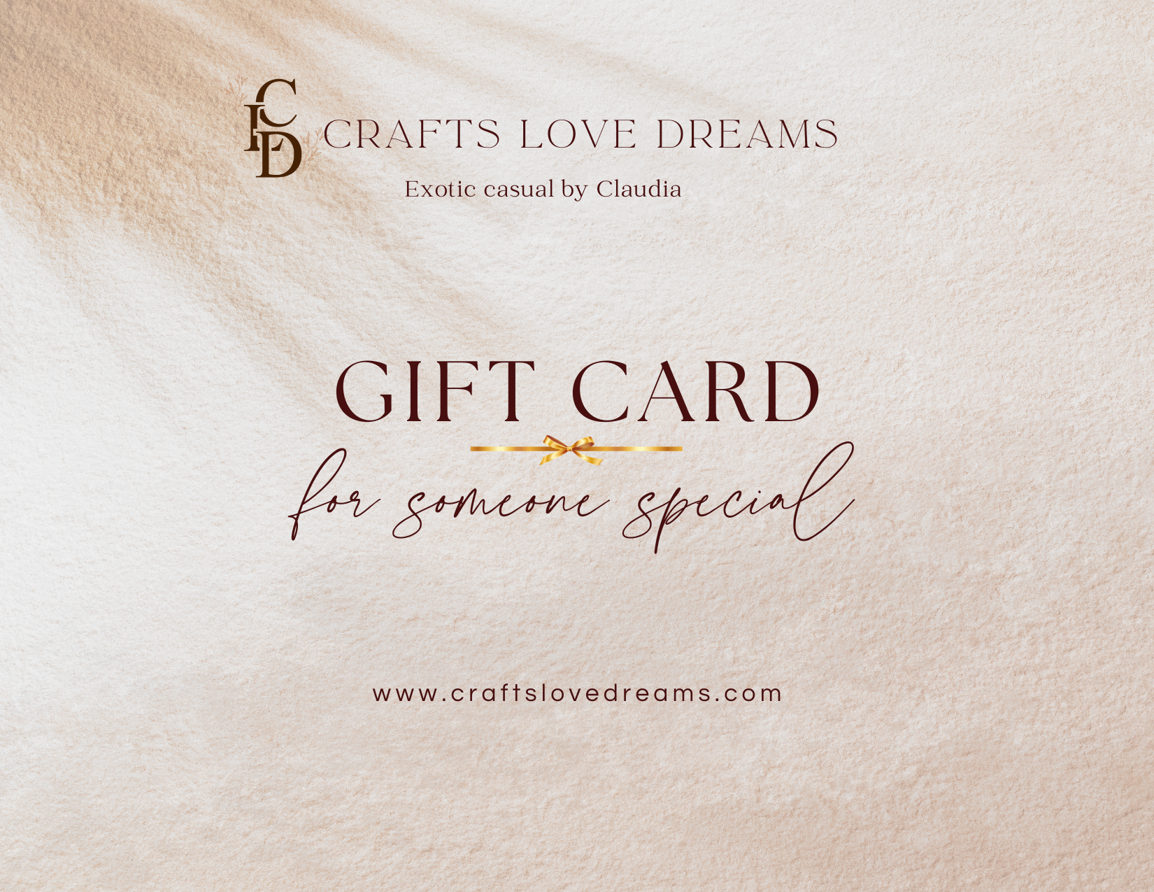 Crafts Love Dreams Gift Card