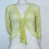 Sheer Knit Cardigan Shrug | Lightweight Boho Cover-Up