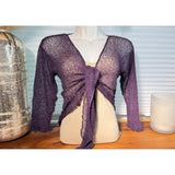 Sheer Knit Cardigan Shrug: Lightweight Boho Layering Cover-Up