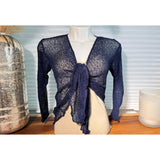 Sheer Knit Cardigan Shrug: Lightweight Boho Layering Cover-Up