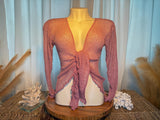 Sheer Knit Cardigan Shrug | Lightweight Boho Cover-Up