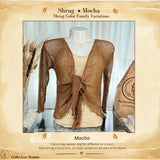 Sheer Knit Cardigan Shrug | Lightweight Boho Cover-Up